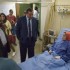 Aziz in a morning tour in the university hospital