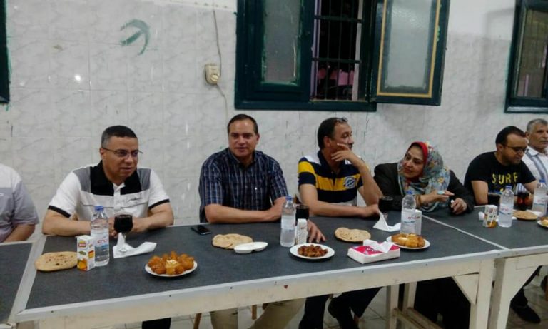 مشاركة رئيس الجامعة طالبات المدينة الجامعية افطار الـ 10 من رمضان