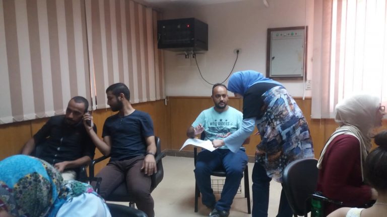 ورشة عمل للطلاب عن كيفية صياغه الافكار بشكل احترافي و كيفية عرضها امام المحكمين