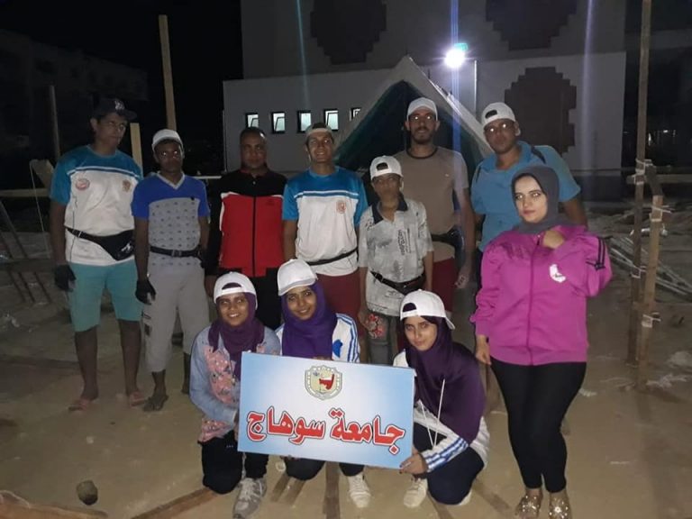 وصول فريق جوالة جامعة سوهاج المشارك في اسبوع المدن الخامس بالسويس