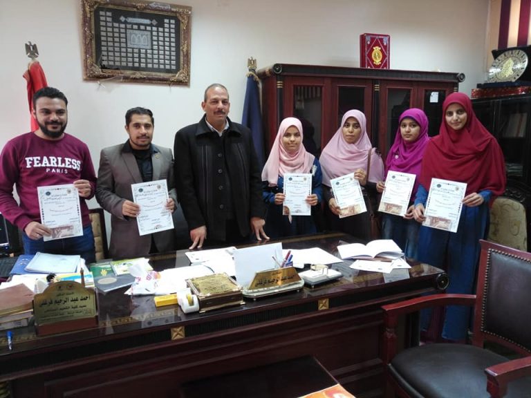 كلية التعليم الصناعي تكرم الطلاب المشاركين بفعاليات المؤتمر العلمي الاول