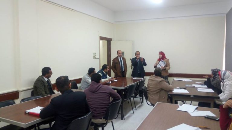 جامعة سوهاج تبدأ أولى دورات برنامج التميز فى ضمان الجودة والالتحاق بسوق العمل
