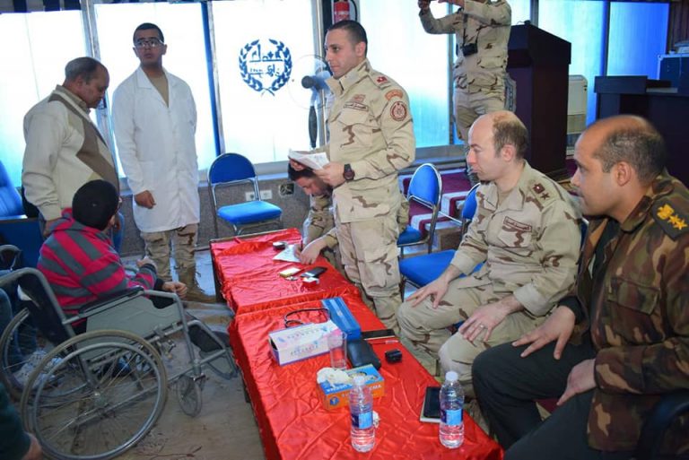 جامعة سوهاج تستقبل ٦٥ طالب من ذوي الاحتياجات الخاصة لتحديد موقفهم التجنيدي