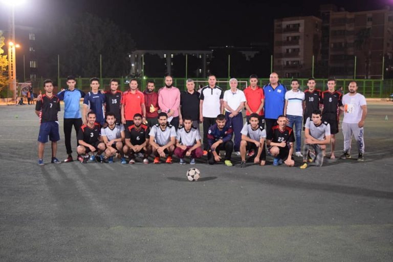 فريق رئيس جامعة سوهاج يفوز بكأس الدورة الرمضانية السادسة