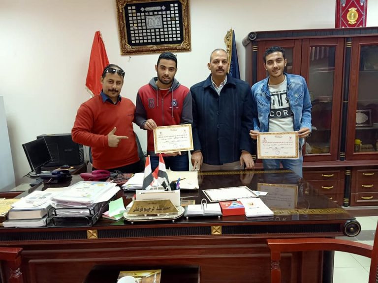 تكريم الطلاب الفائزين ببطولة وطن على مستوى الجامعة
