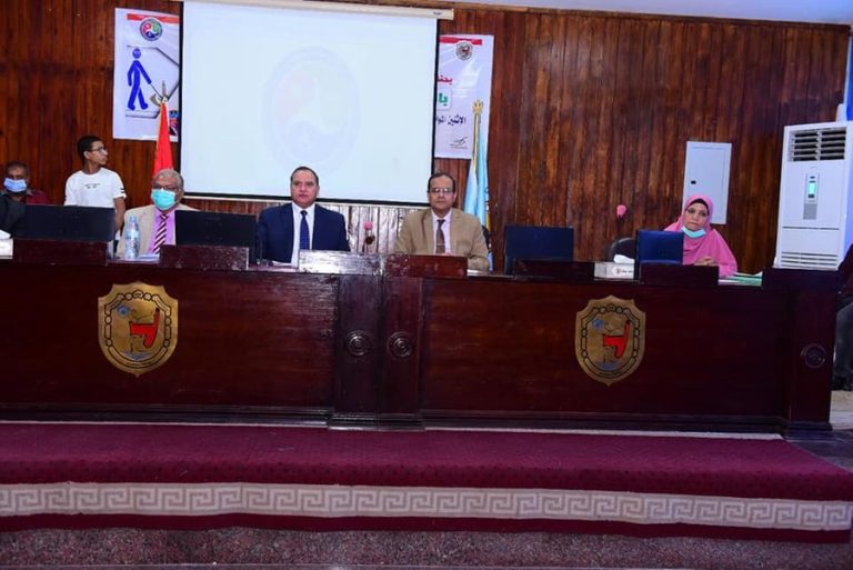 مركز نور البصيرة لذوي الإعاقة بجامعة سوهاج يحتفل باليوم العالمي للعصا البيضاء