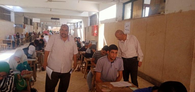 جولات ومتابعات يومية ومستمرة لسير عملية امتحانات الفصل الدراسي الثاني بكلية التكنولوجيا والتعليم جامعة سوهاج