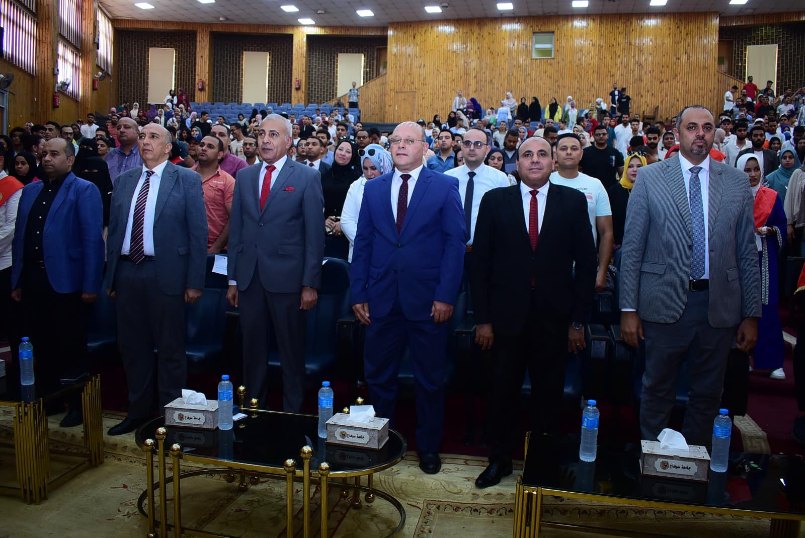 Honoring 377 Male and Female Students at the Closing Ceremony of Student Activities at Sohag University,