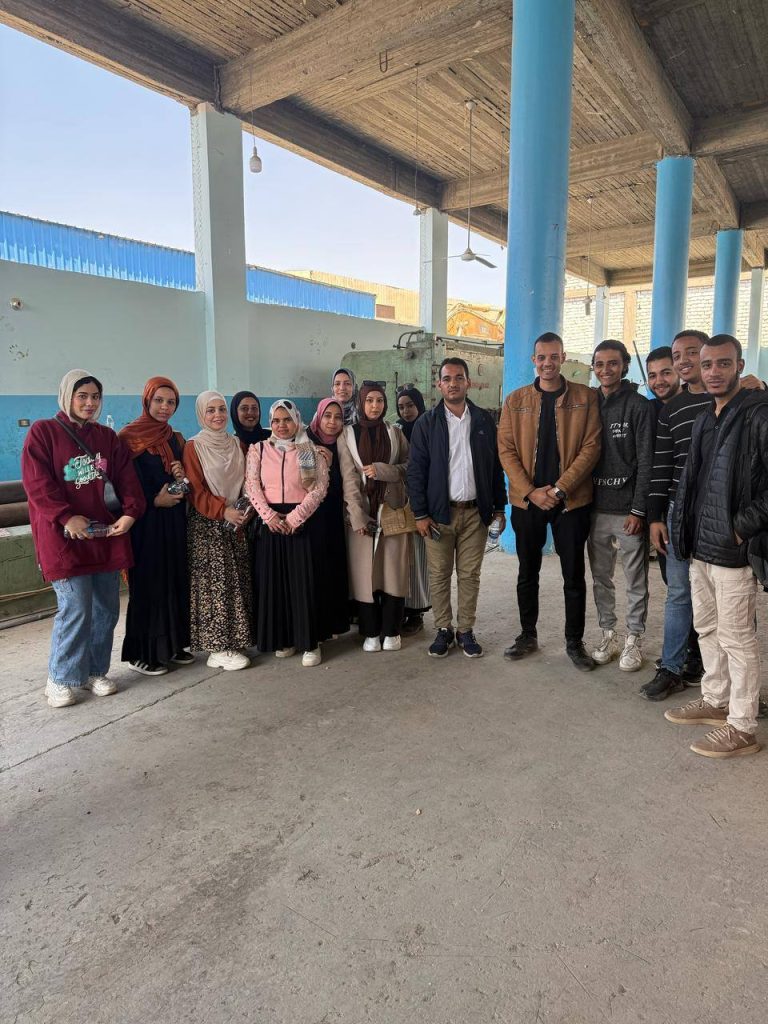 زيارة ميدانية لمصنع المملكة لتشغيل وتشكيل المعادن بالمنطقة الصناعية الثالثة بحي الكوثر محافظة سوهاج.