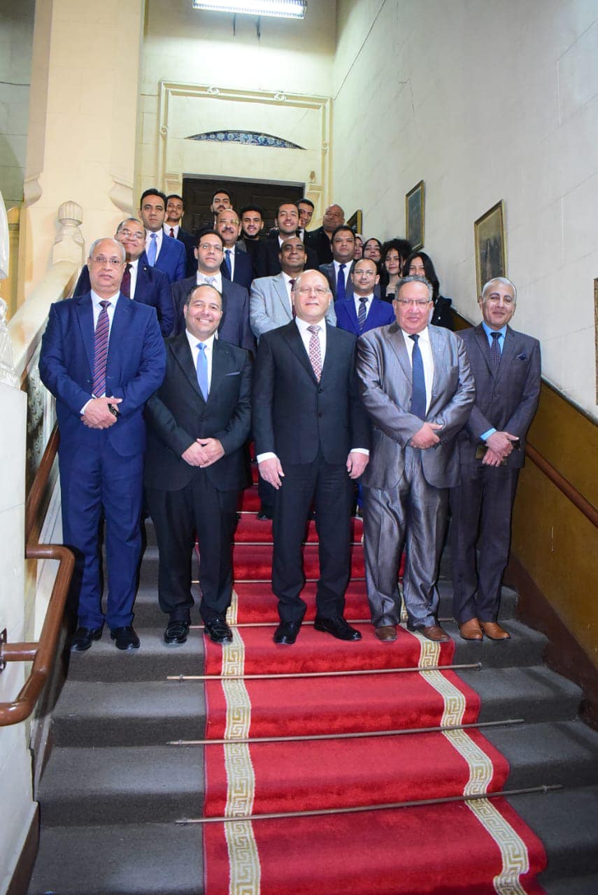 Sohag University President and the Student Delegation inspect the Egyptian Geographical Society and the House Museum