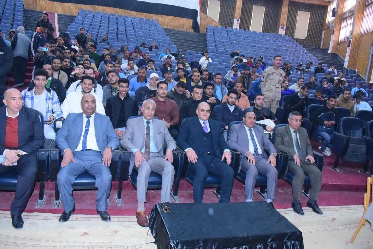 The President of Sohag University witnesses the Conclusion of the Bodybuilding Championship Competition and announces the Names of the First Graded Winners